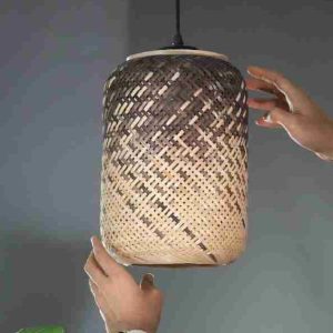 Black Basket Hanging Lamp_kanecrafts