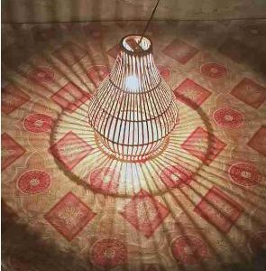 bamboo staik hanging lamp1_kanecrafts